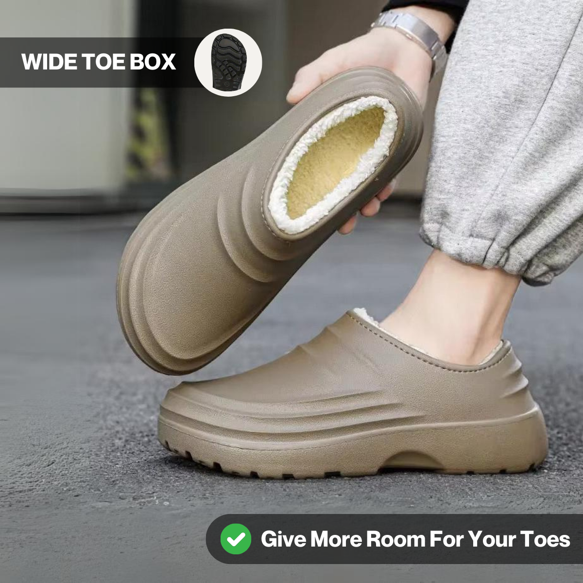 Torrey Fuzzy Non-Slip Comfort Clogs – Cozy Fit