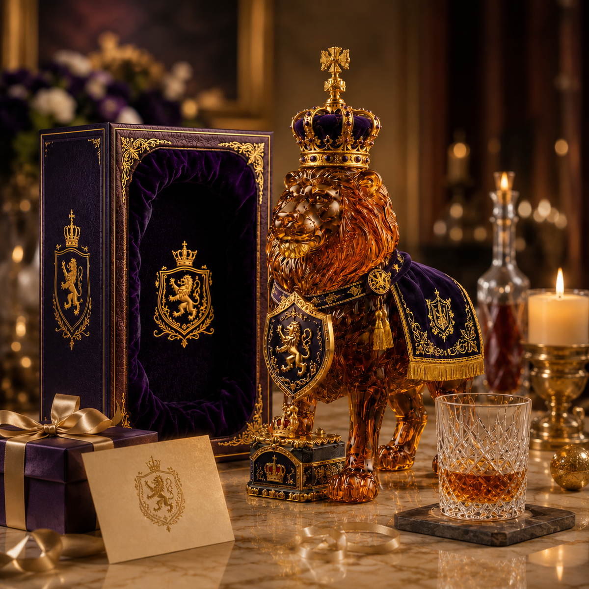 Royal Lion Whiskey Decanter