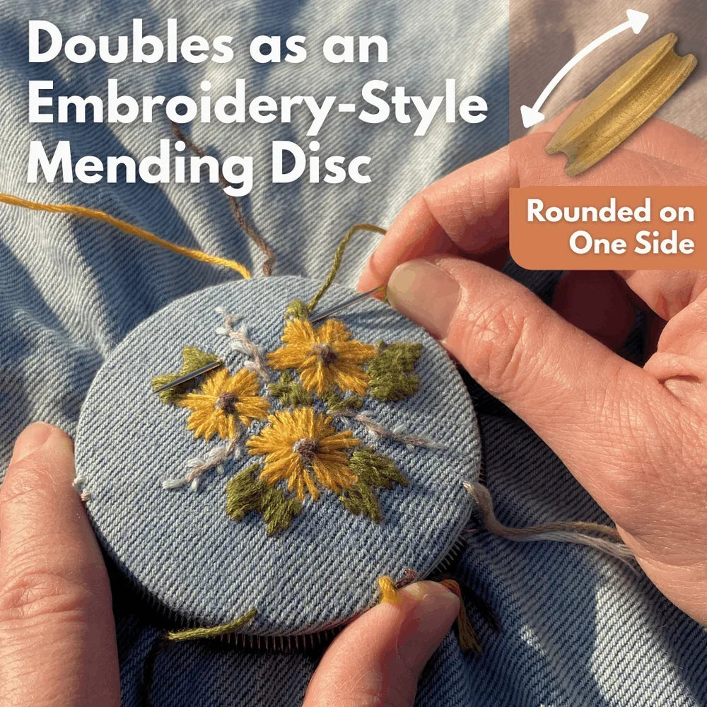 Stainless Steel Darning Loom Mending Kit