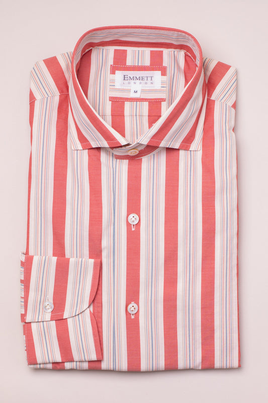 SUPPLIED BY TOM - Mixed Reds Striped Shirt