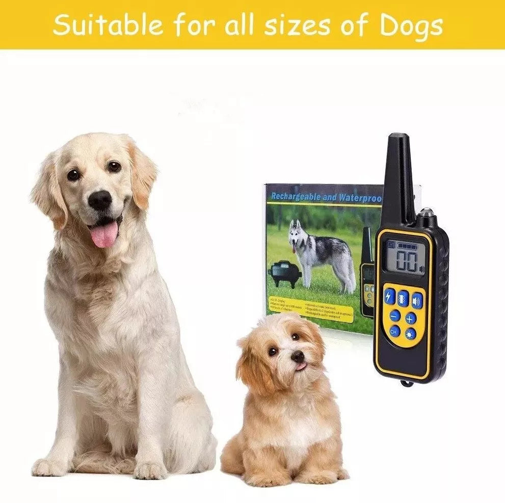 2600ft Electronic Dog Training Collar Waterproof Pet Remote Control