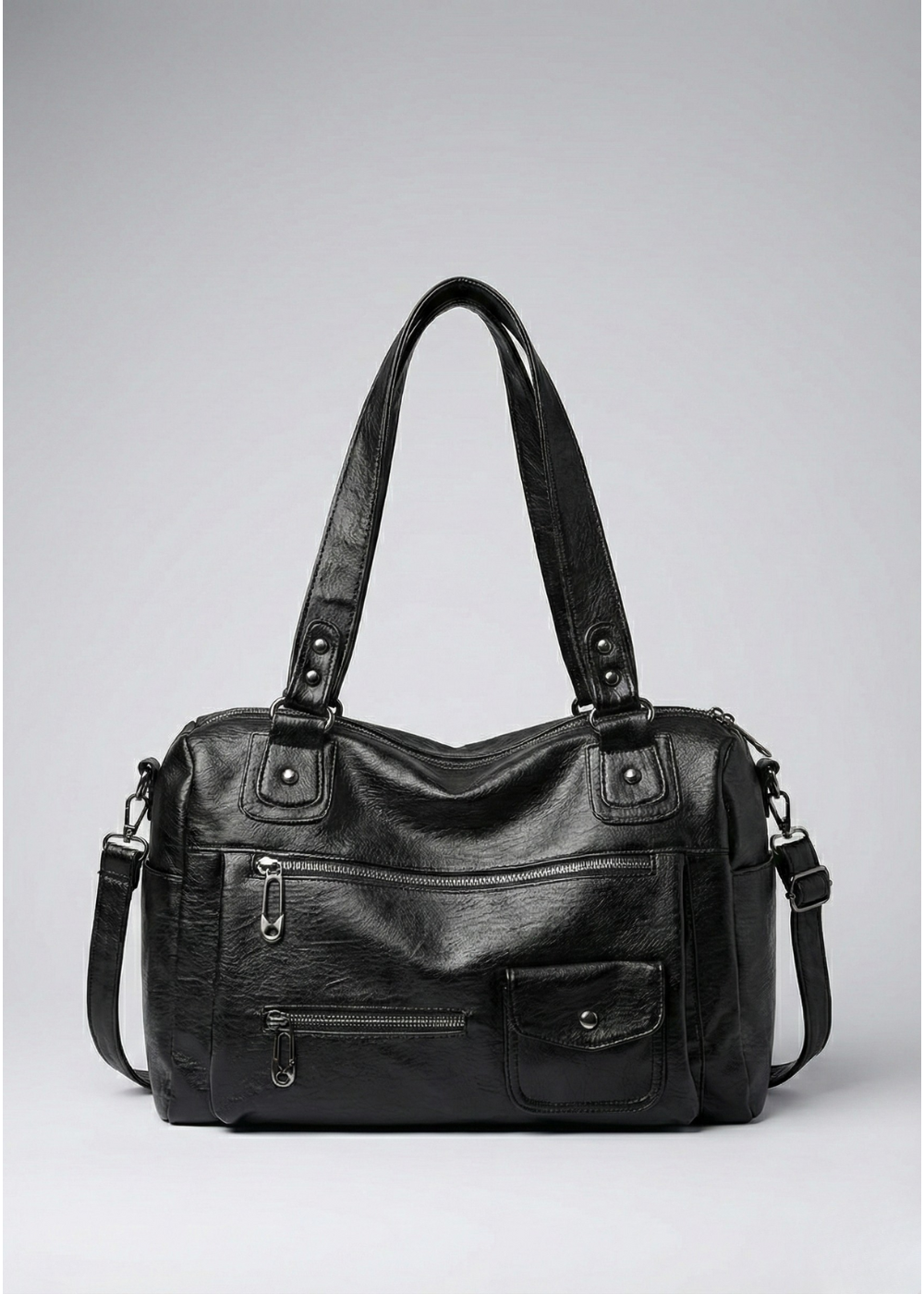 Big handbag for school with a spacious top-zip opening SALERNO