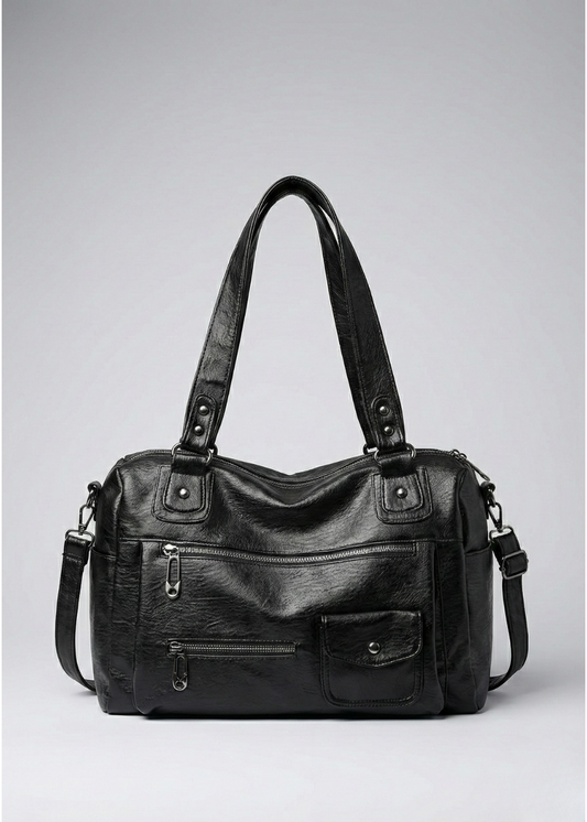 Big handbag for school with a spacious top-zip opening SALERNO