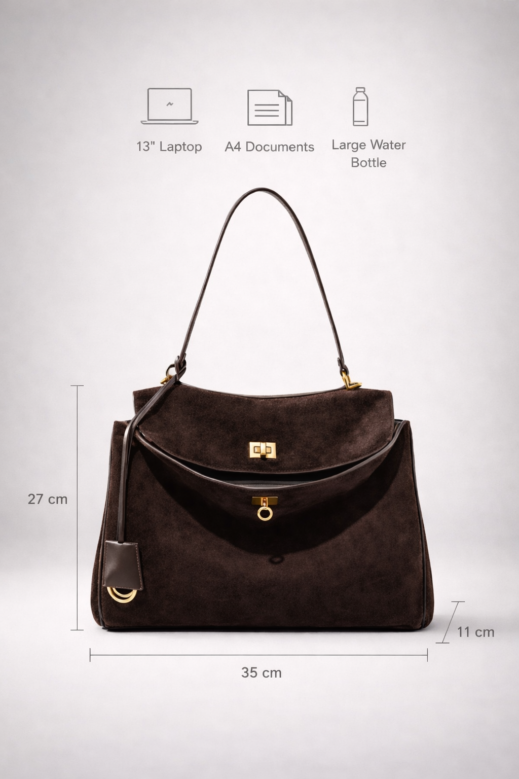 Big handbag for work