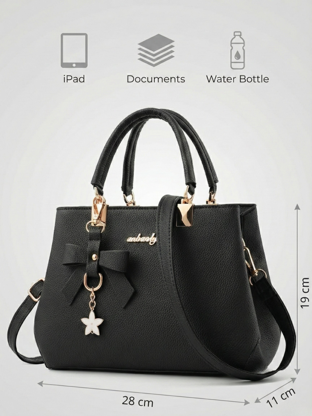 Black bag for work