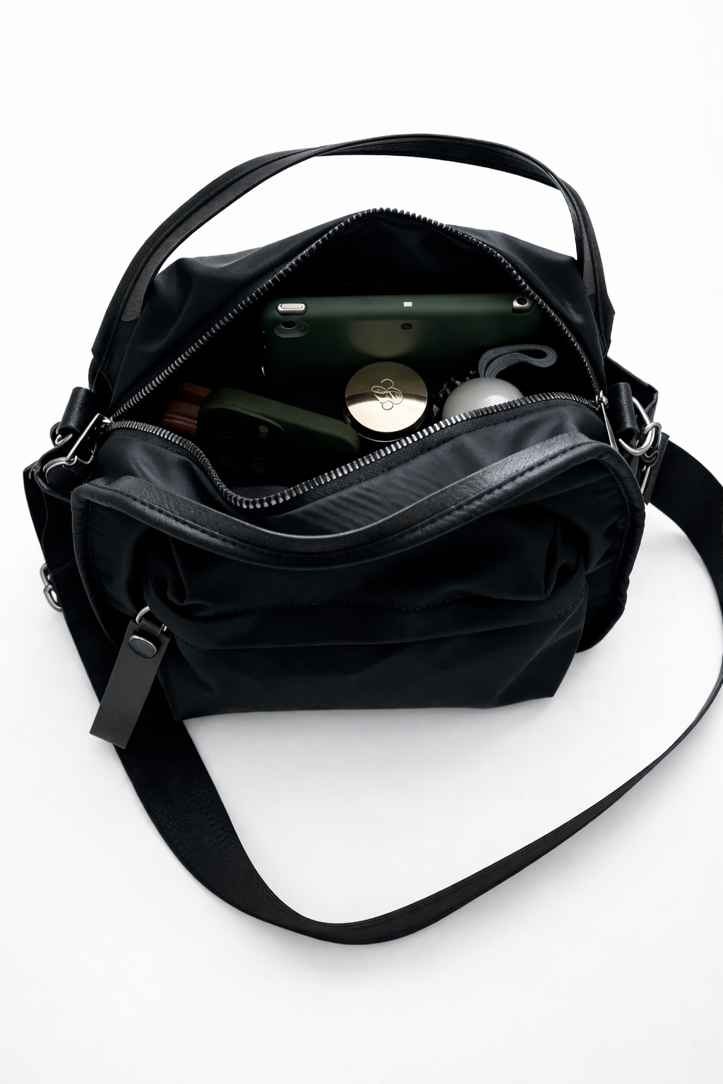 Black handbag for work