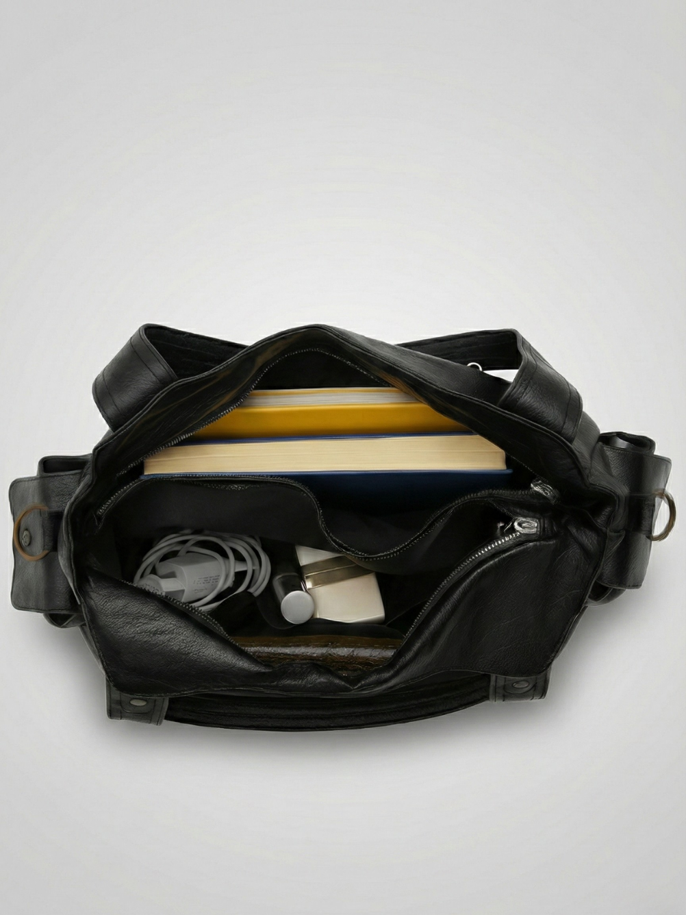 Black university bag