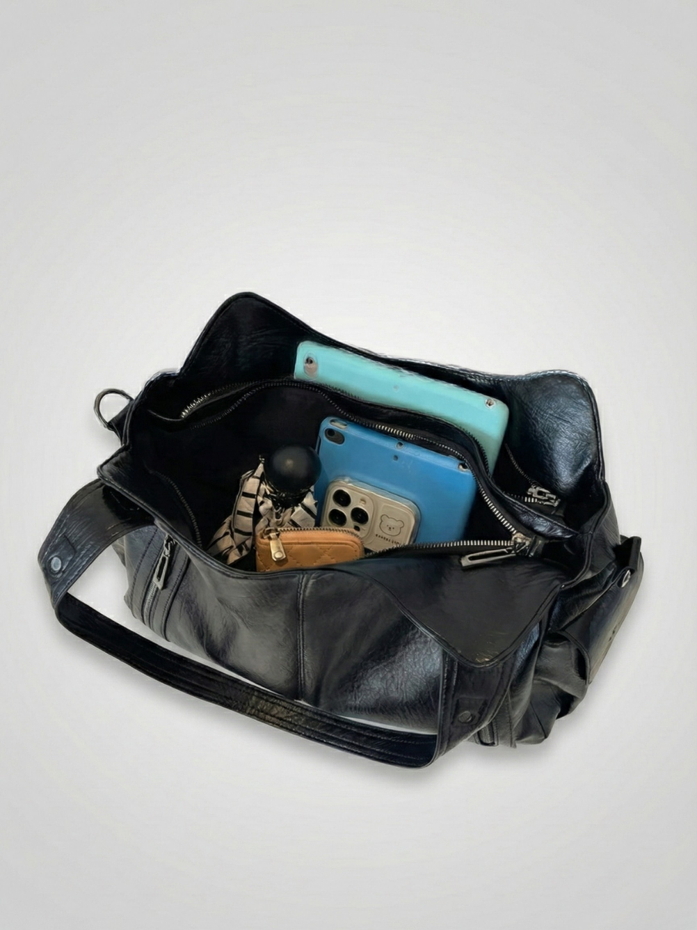 Black university bag