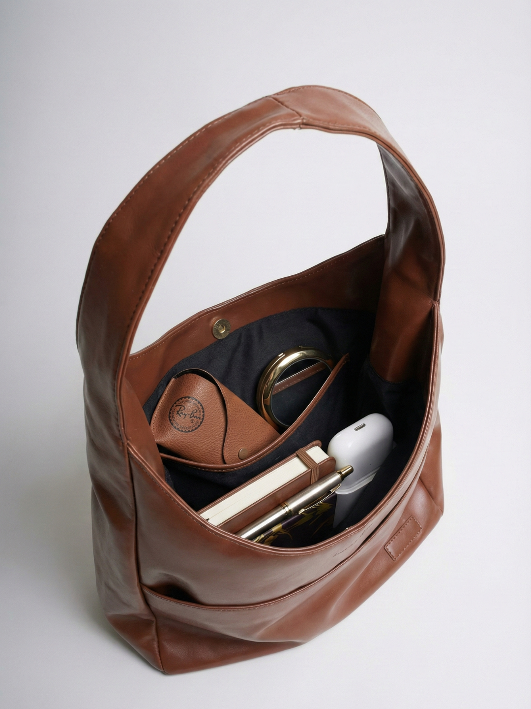 Brown handbag for school