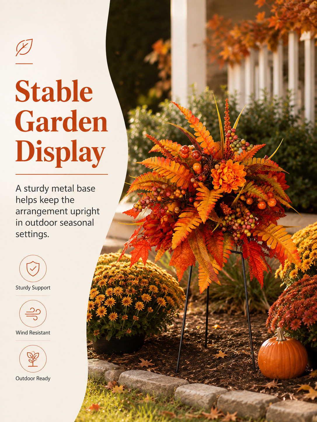 Autumn Harvest Garden Stake
