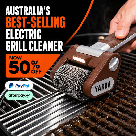 Bristle-Free BBQ Grill Cleaning Roller