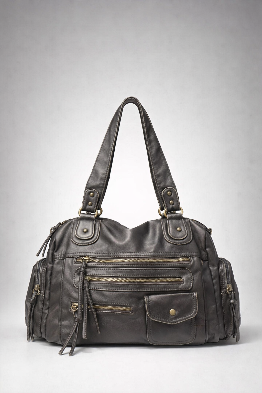 Coffee go-to shoulder handbag for school