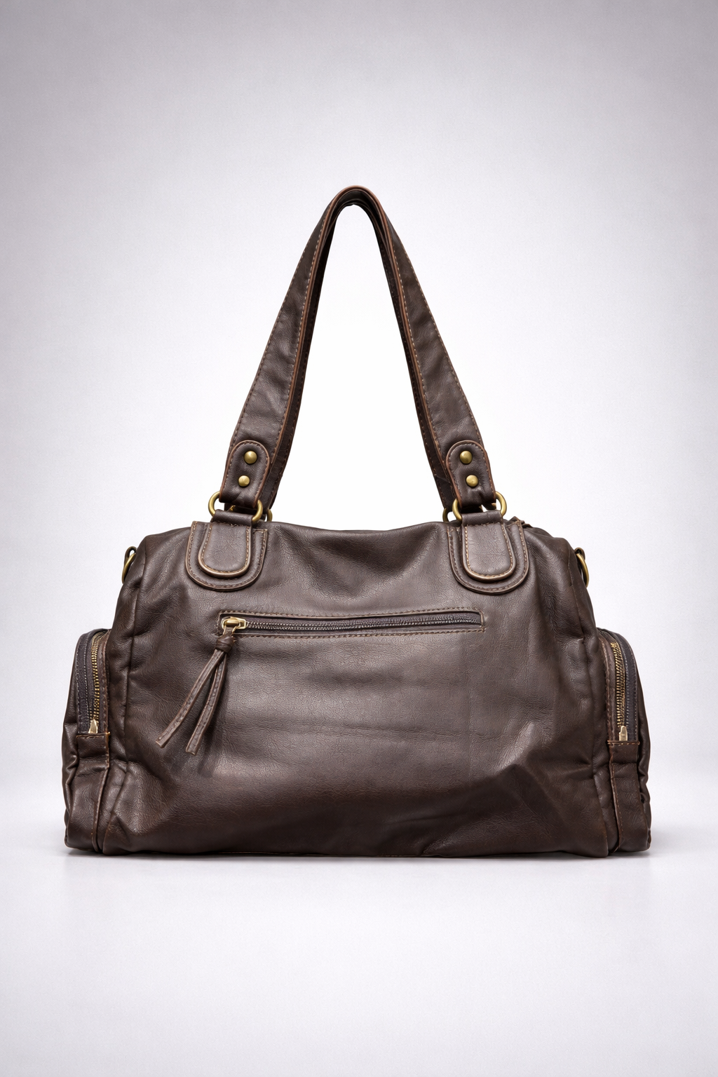 Coffee go-to shoulder handbag for school