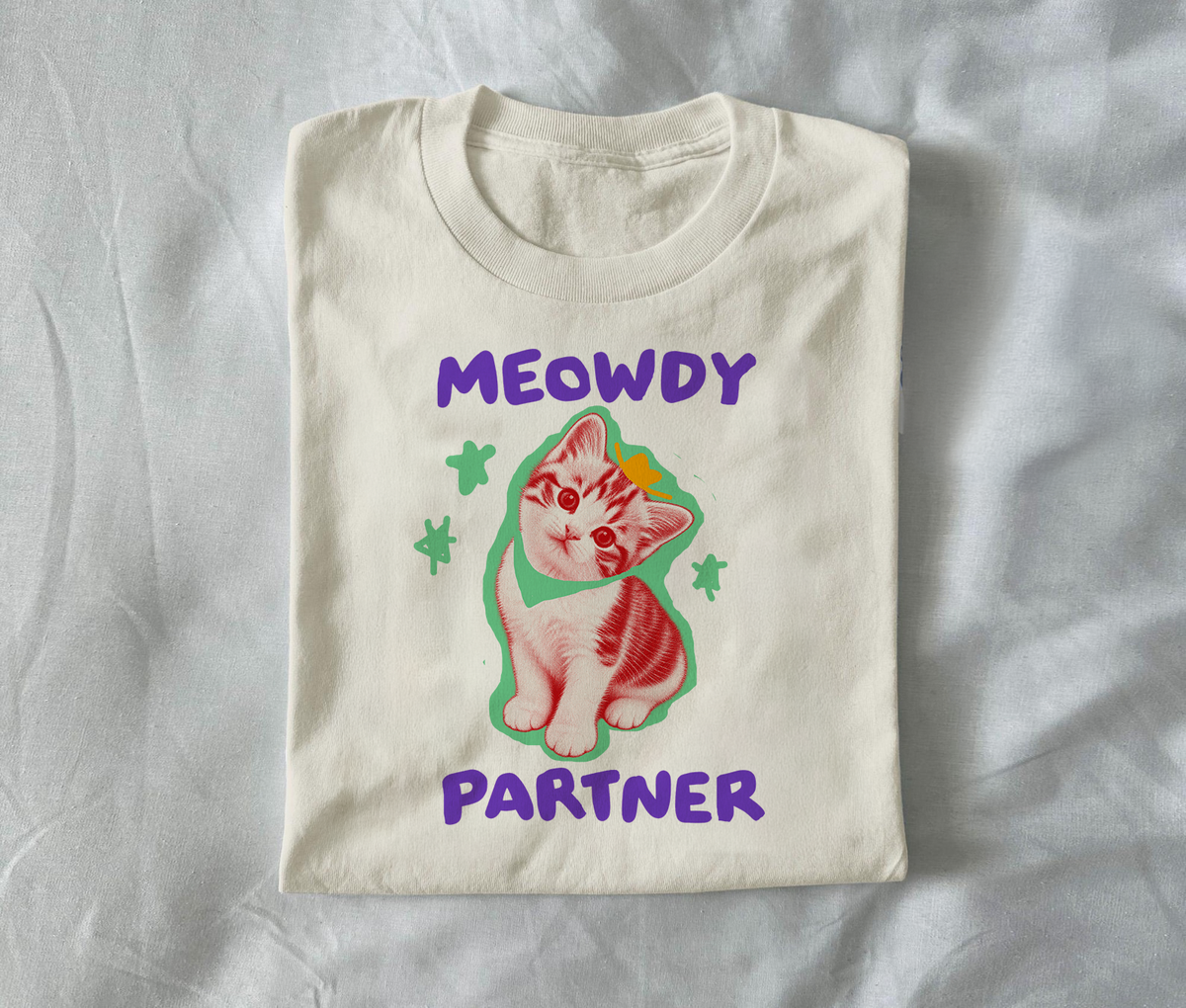 Meowdy Partner Funny Cat T-Shirt