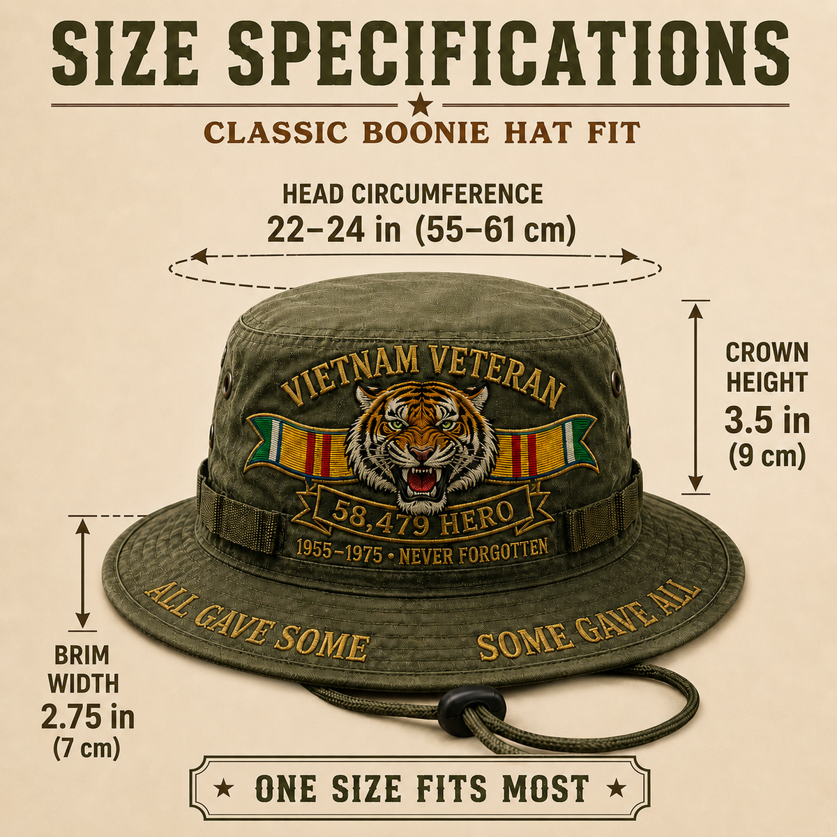 Vietnam Veteran Boonie Hat