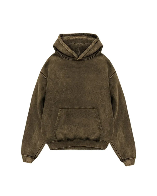 SUPPLIED BY TOM - Oversized Hoodie with Vintage Burn Finish