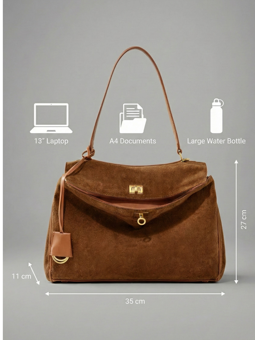 Shoulder handbag for work