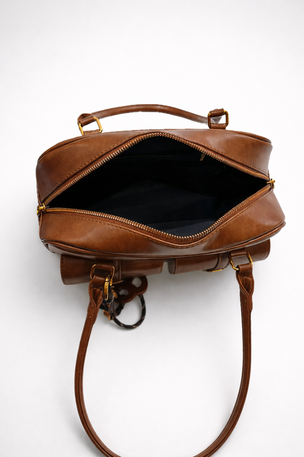 Brown bag for women in Vegan leather