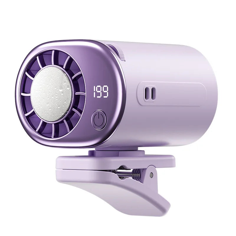 Multifunctional Clip on Cooling Fan USB Rechargeable Quiet Portable Fan for Outdoor Desktop Umbrella