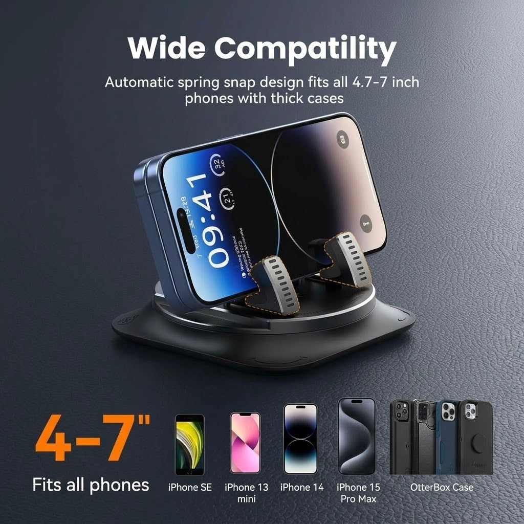 360 Degree Car Dashboard Phone Mount