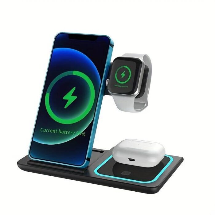 3-in-1 Wireless Induction Charger for