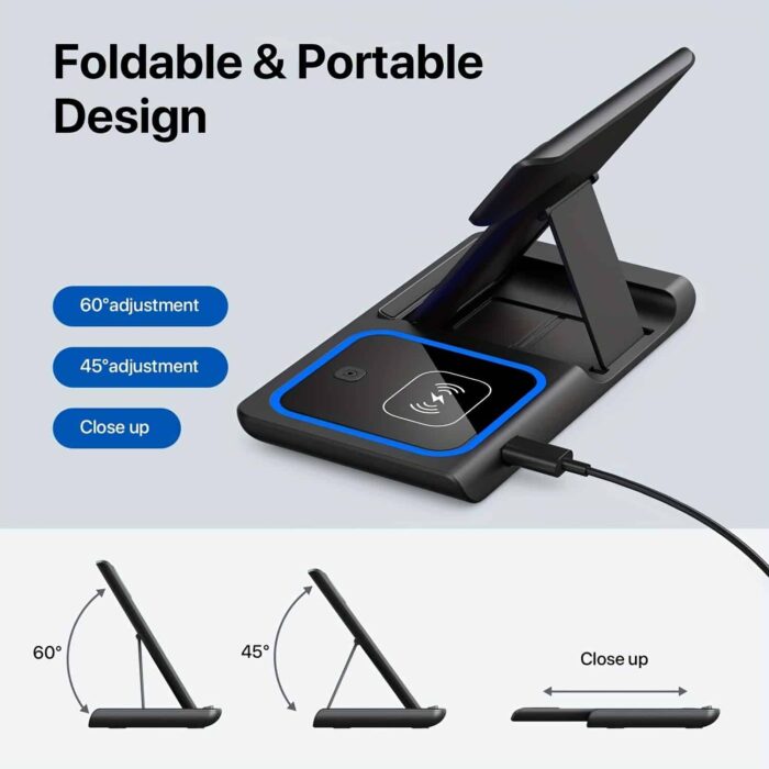 3-in-1 Wireless Induction Charger for