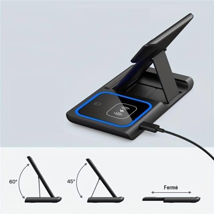 3-in-1 Wireless Induction Charger for