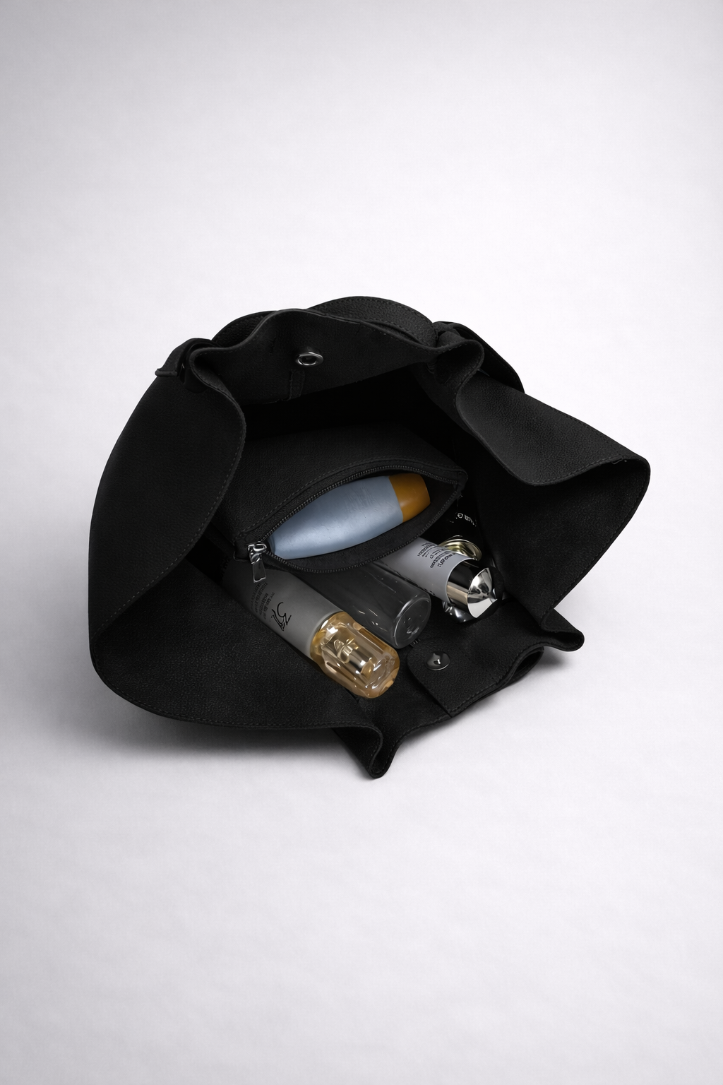 Large leather tote bag for work
