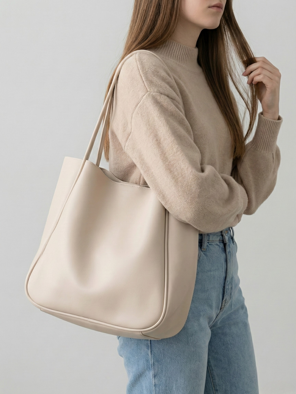 Large Vegan leather work bag