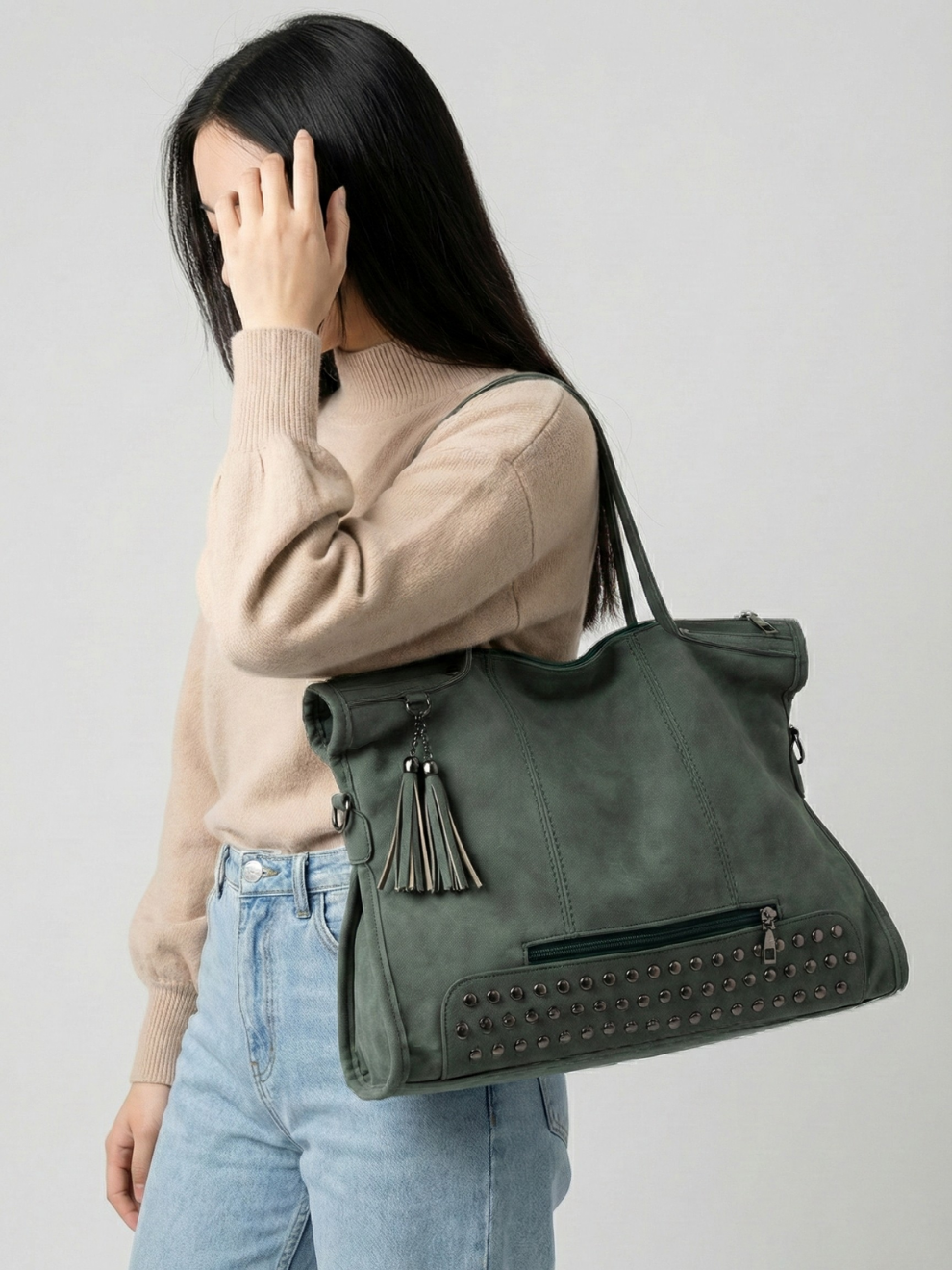 Large tote bag for work