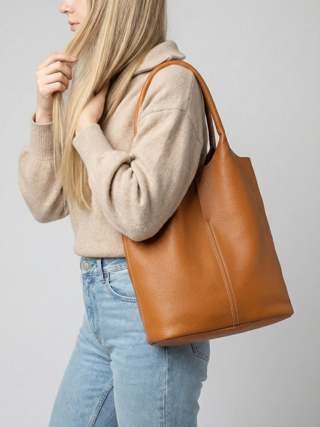 Leather everyday bag