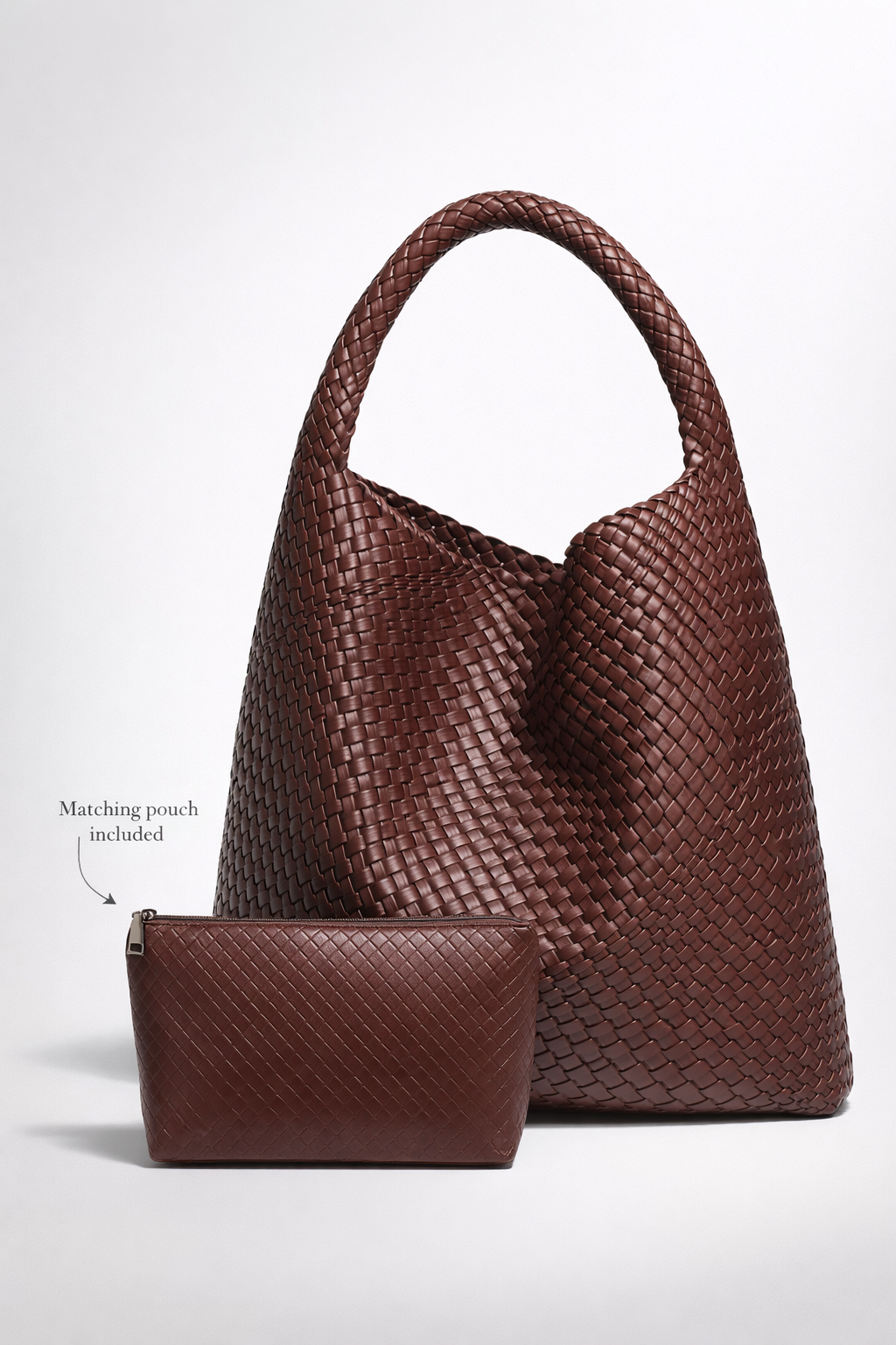 Woven Leather work bag for ladies