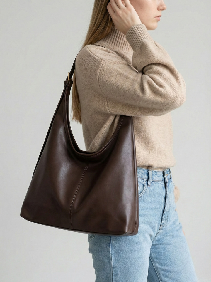 Vegan Leather work hobo bag for women