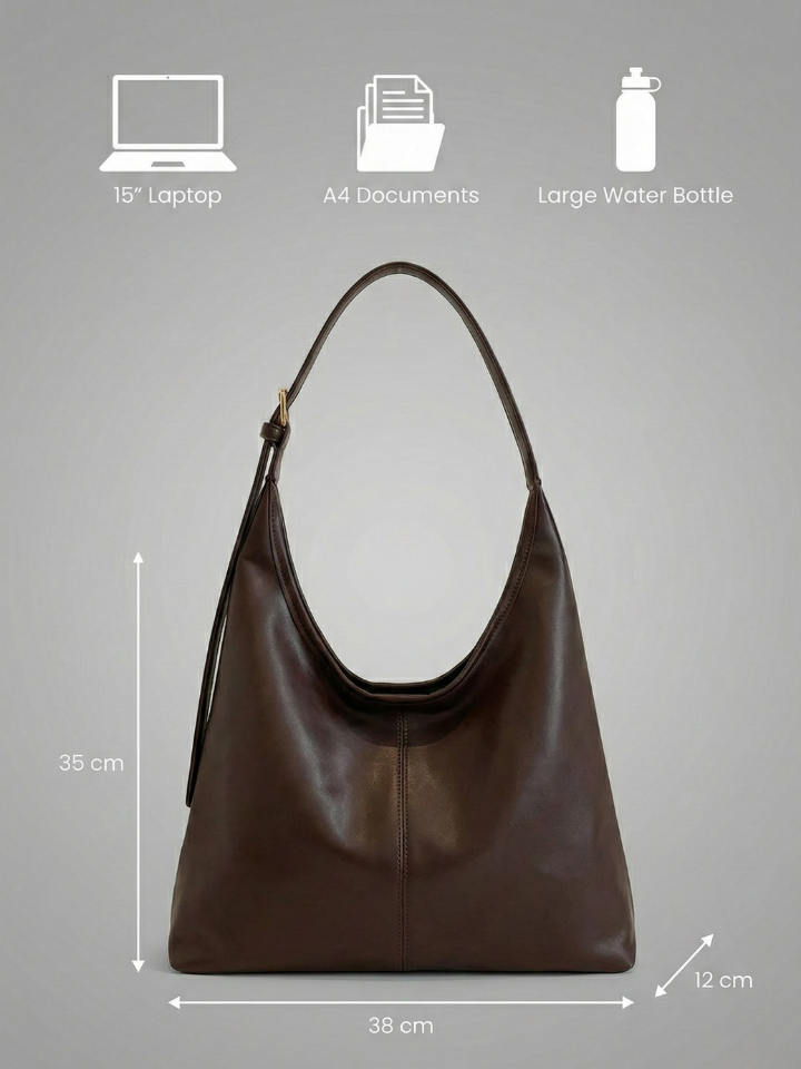 Vegan Leather work hobo bag for women