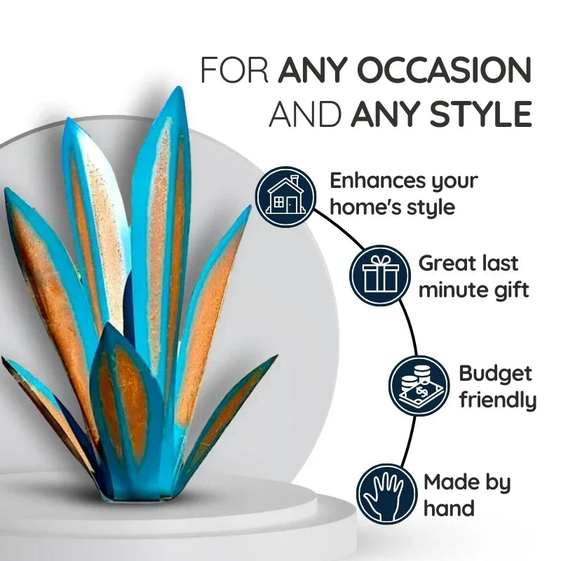 Agave Americana Metal Decorative Plant
