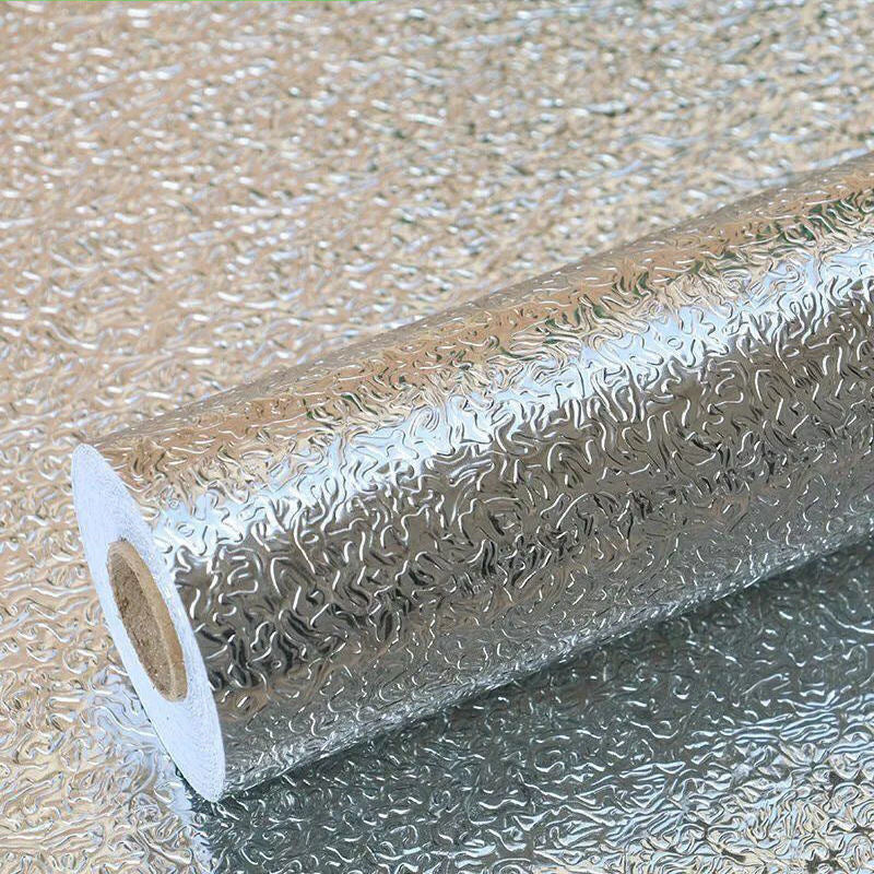 Stainless Steel Oil-Proof Kitchen Contact Paper Roll