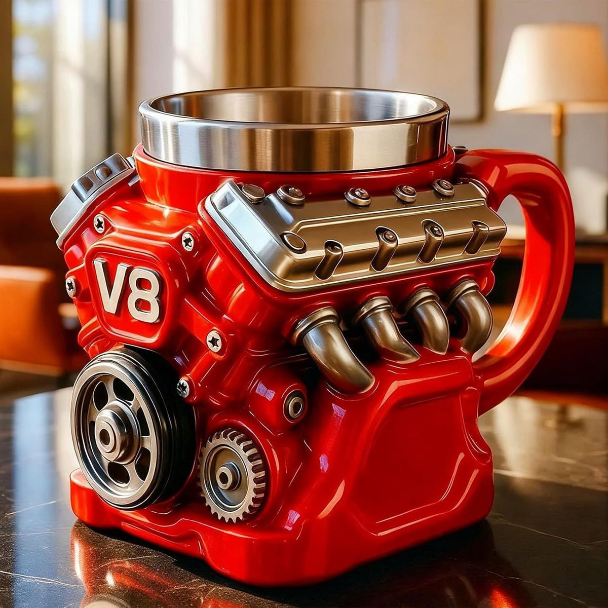 Engine Theme Mug for Car Enthusiasts