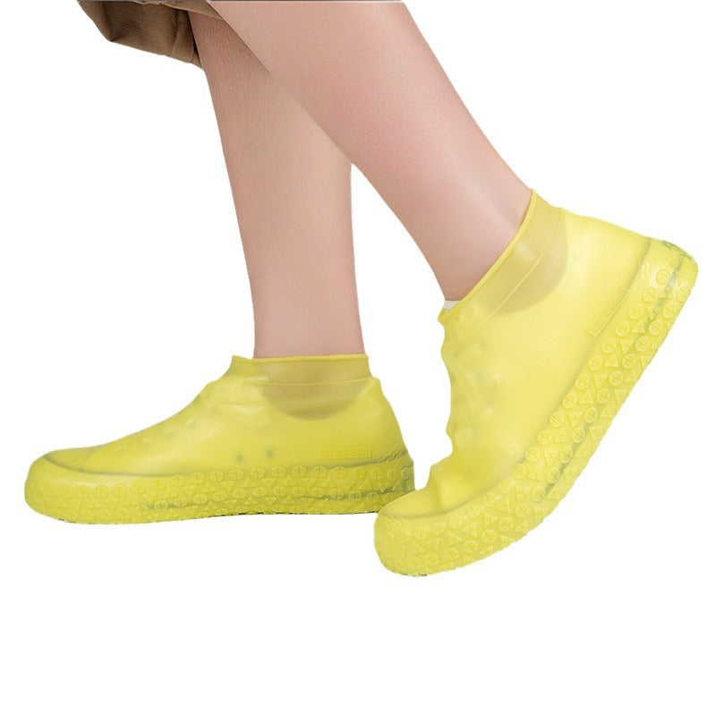 Heavy-Duty Waterproof Rain Shoe Covers, Anti-Slip
