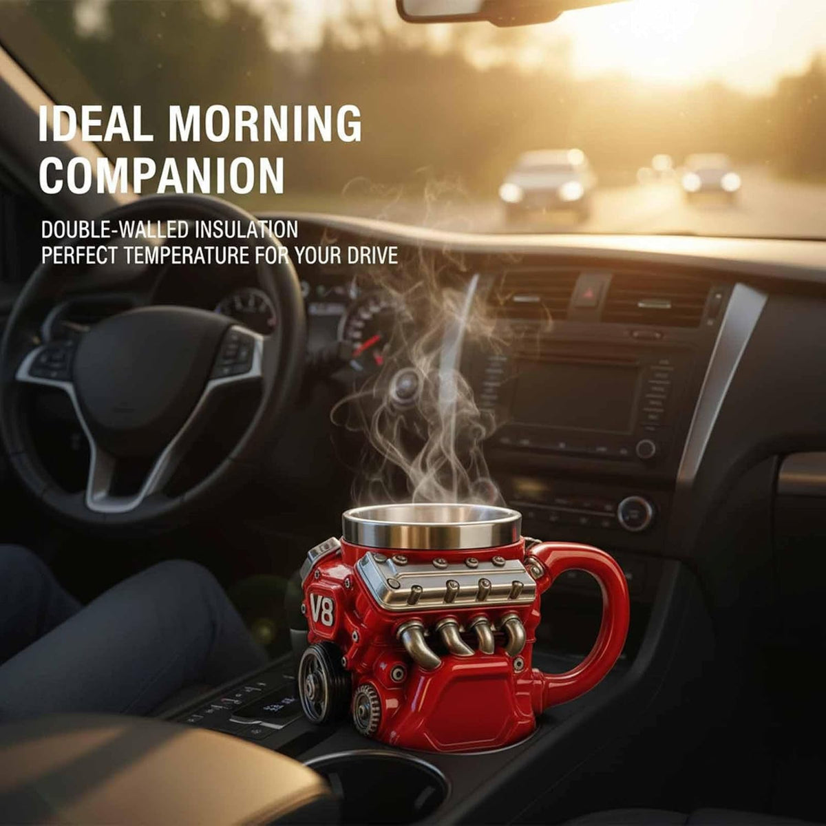 Engine Theme Mug for Car Enthusiasts