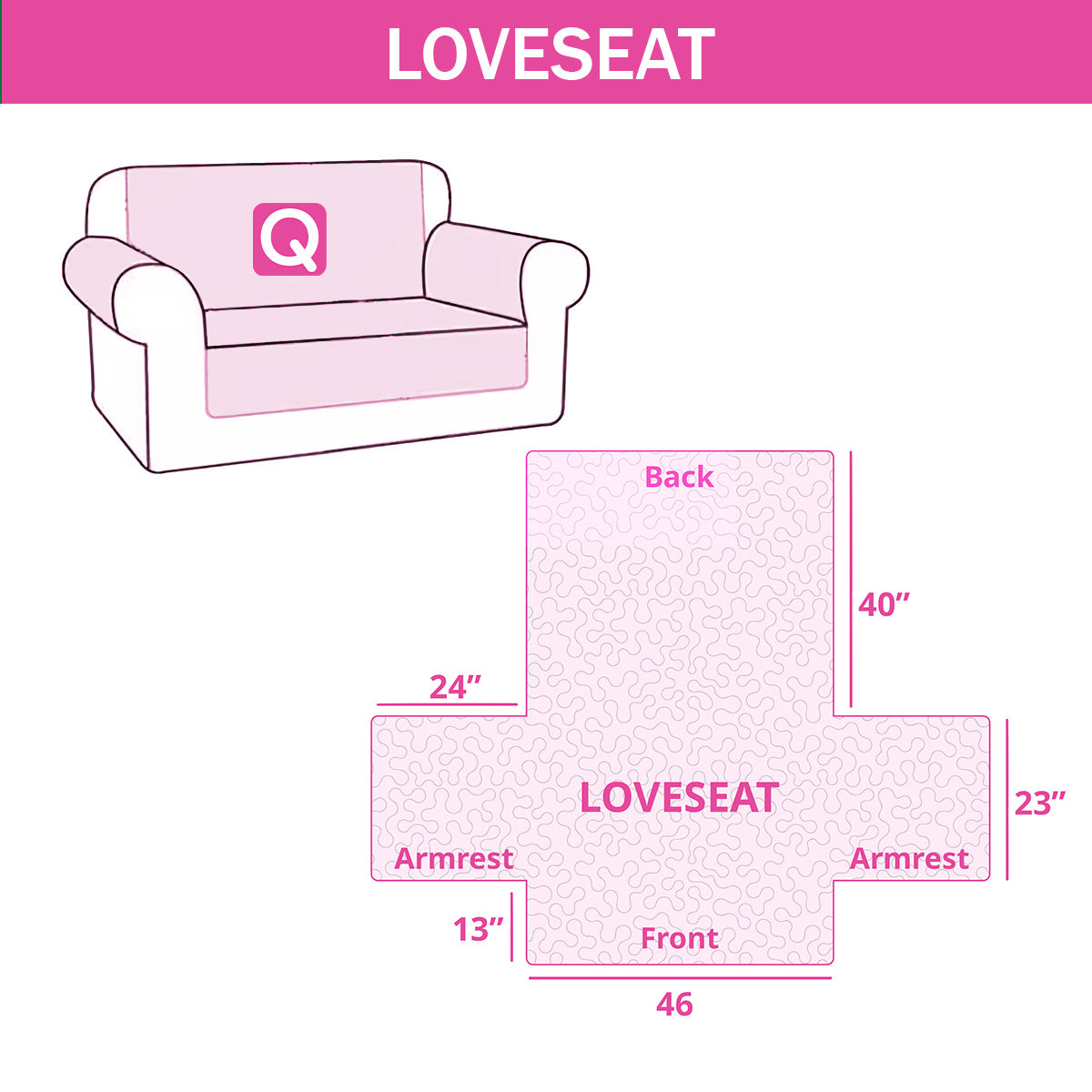 Quilted Pawprint Pet Sofa Cover