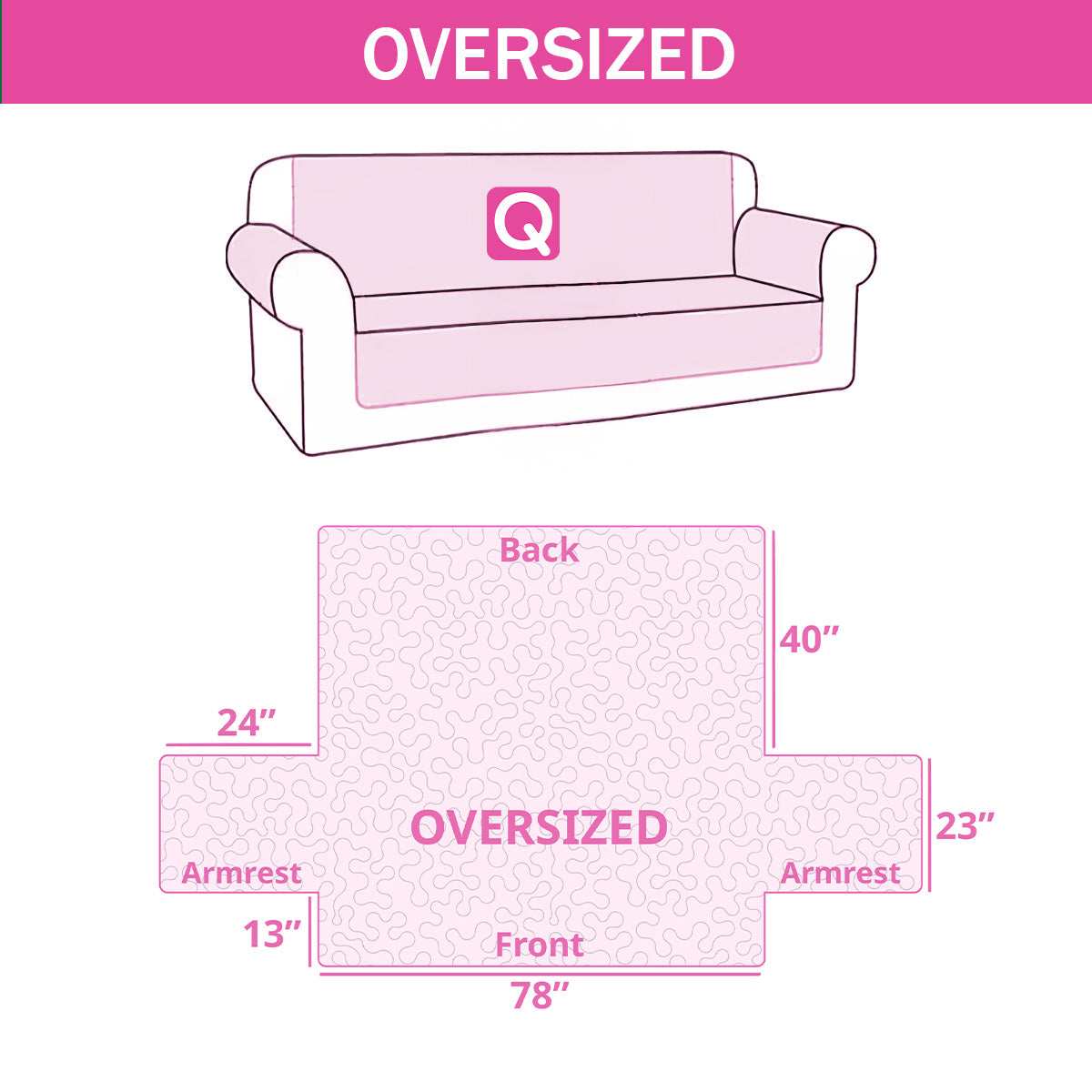 Quilted Pawprint Pet Sofa Cover