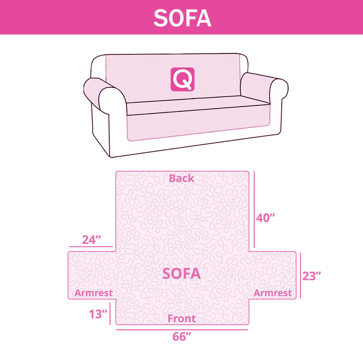 Quilted Pawprint Pet Sofa Cover