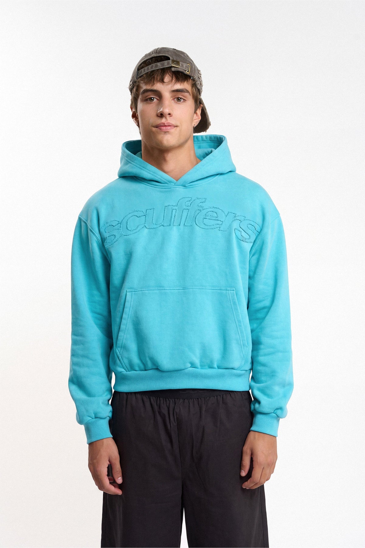 Unisex Raw Hem Hoodie