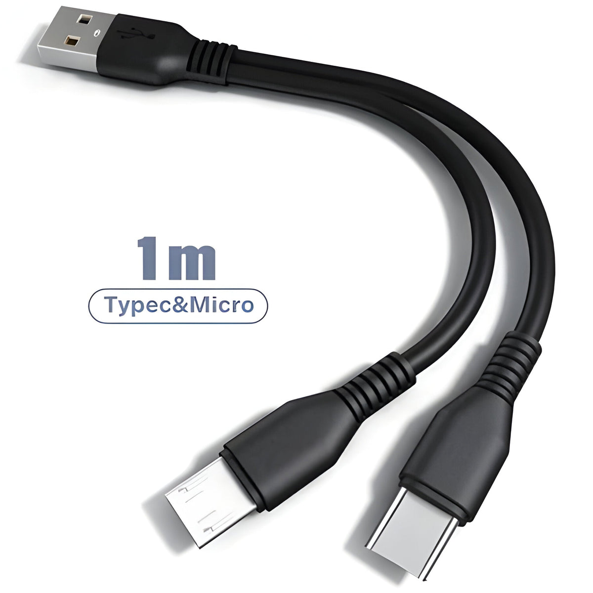 2 in 1 Charging Cable Multi USB Port