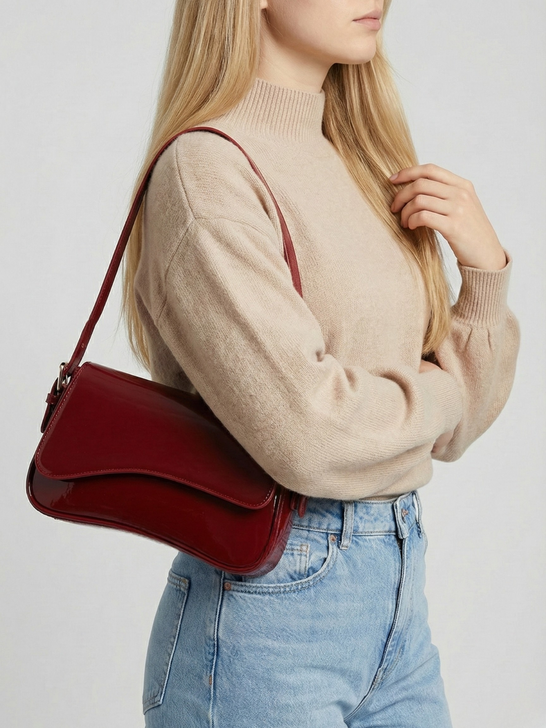 Red everyday bag