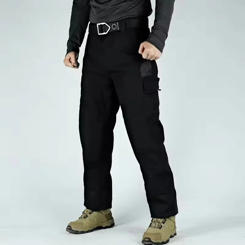 Men's Multi-Pocket Cargo Work Pants – Waterproof Outdoor Hiking Trousers, S–XXXL