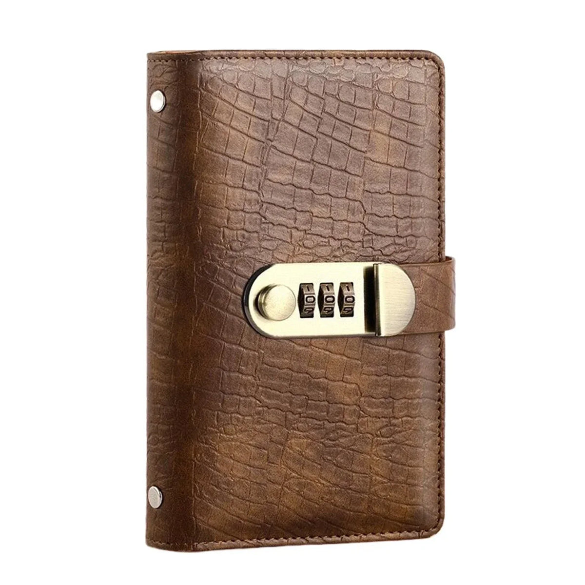100 Envelope Savings Challenge Binder with Cash Envelopes and Combination Lock – PU Leather