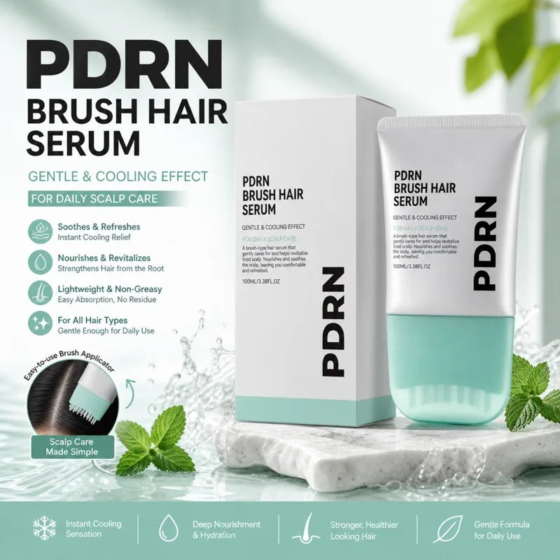 PDRN Scalp Serum 100ml with Cooling Brush Applicator – Nourishing Scalp Care