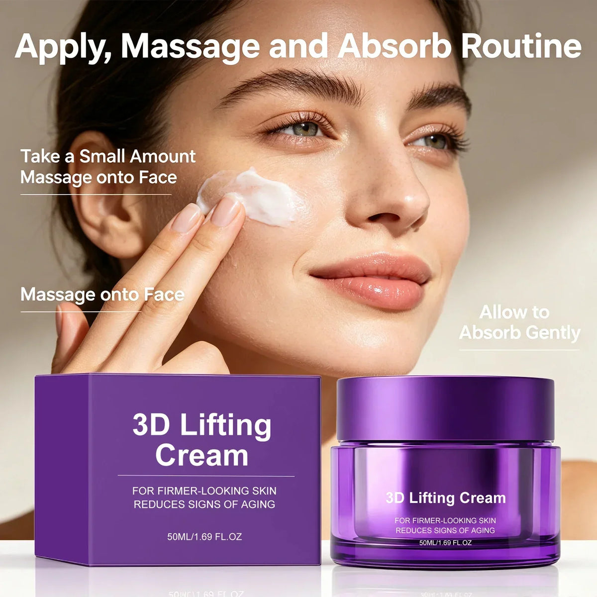 3D Firming Face Cream 50ml – Moisturizing Cream for Face and Neck
