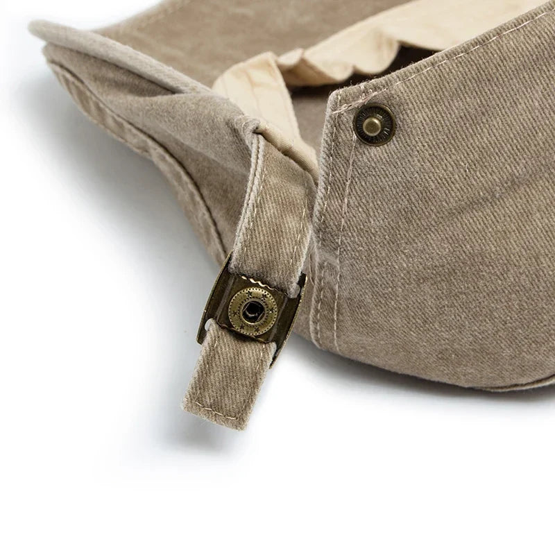 Men's Denim Flat Cap